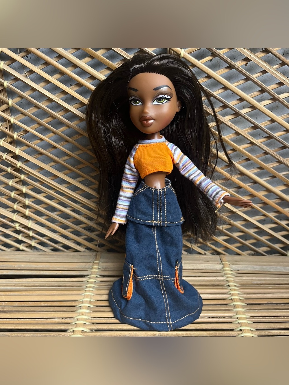 Vintage 2001 Bratz 1st Edition Sasha Fashion Doll MGA No Feet Original Outfit